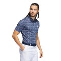 Mens Jacquard Lines Primeblue Polo Golf Shirt crew-navy-white-hc5576